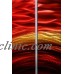 Modern Abstract Metal Wall Artwork Home Decor Painting Red Gold By Jon Allen   230789313098